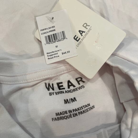 Coach Prime, All in, Long sleeve tee, CU buffs white medium - Picture 5 of 6